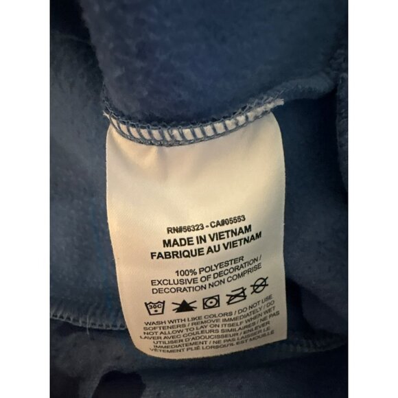 Nike Blue Camo Dri-Fit Pullover Standard Fit Hoodie Size L - Picture 8 of 9